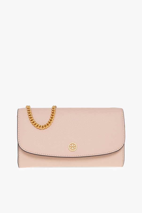 Pink 'Robinson' wallet with strap Tory Burch - Vitkac Canada